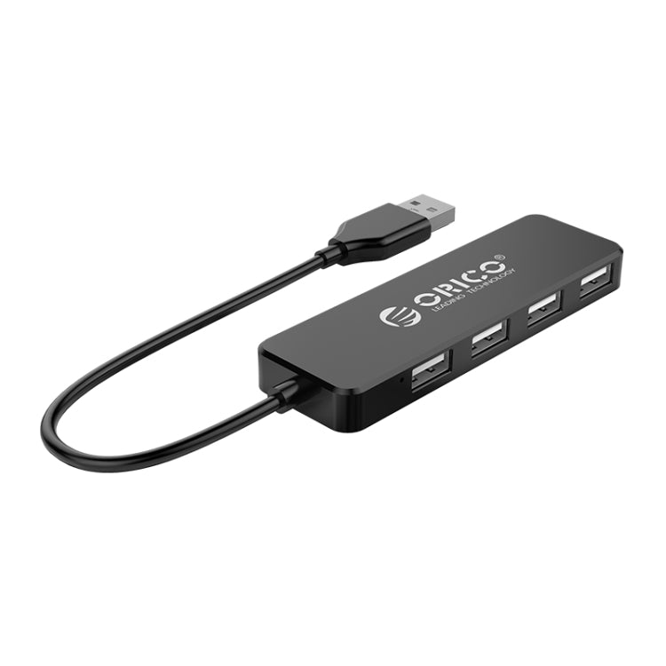 ORICO FL01-BK 4 Ports USB 2.0 HUB Expand Converter(Black) - USB 2.0 HUB by ORICO | Online Shopping UK | buy2fix