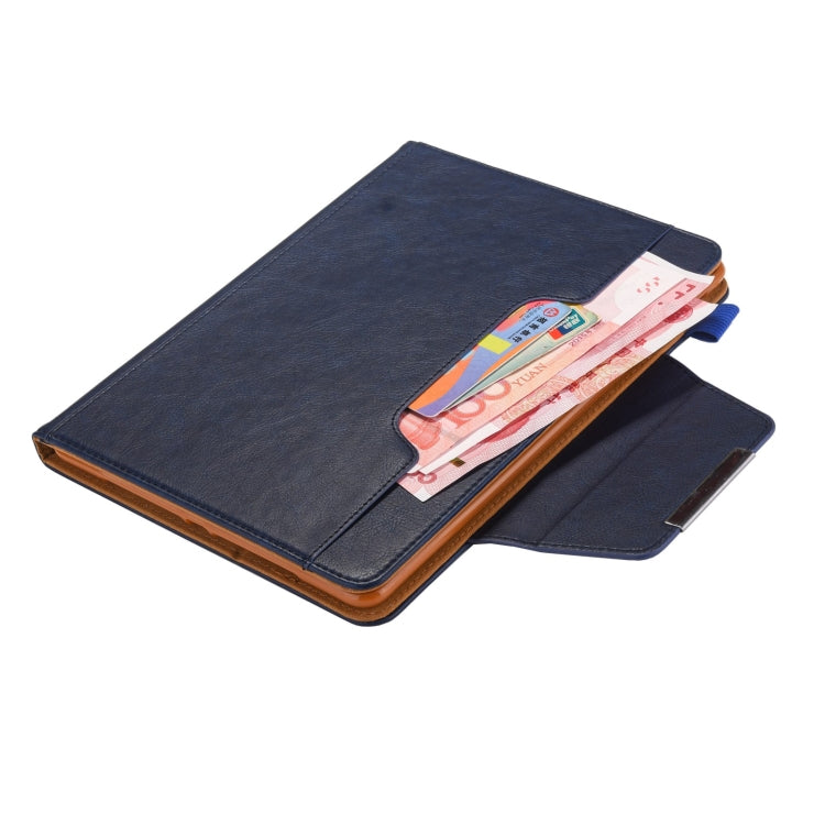 For iPad Pro 11 2024 Solid Color Metal Buckle Leather Smart Tablet Case(Royal Blue) - iPad Pro 11 2024 Cases by buy2fix | Online Shopping UK | buy2fix