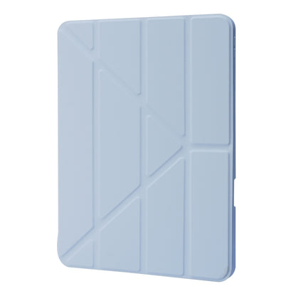 For iPad Pro 13 2024 Deformation Transparent Acrylic Leather Tablet Case(Light Blue) - iPad Pro 13 2024 Cases by buy2fix | Online Shopping UK | buy2fix