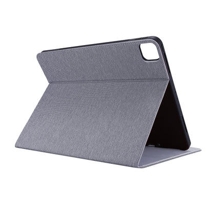 For iPad Pro 13 2024 Fabric Leather Tablet Case(Grey) - iPad Pro 13 2024 Cases by buy2fix | Online Shopping UK | buy2fix