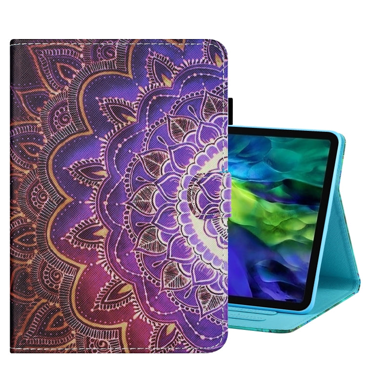 For iPad Pro 11 2024 Coloured Drawing Stitching Smart Leather Tablet Case(Mandala) - iPad Pro 11 2024 Cases by buy2fix | Online Shopping UK | buy2fix