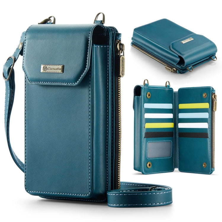 CaseMe Me40 Vertical Multifunctional Shoulder Crossbody Phone Bag(Blue Green) -  by CaseMe | Online Shopping UK | buy2fix