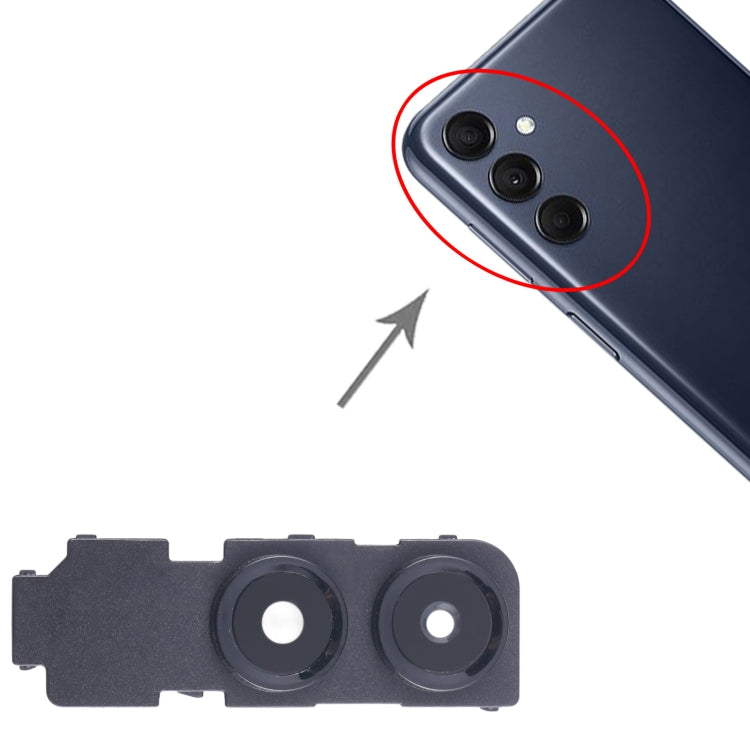 For Samsung Galaxy M14 SM-M145F 10pcs Original Rear Camera Lens Cover(Black) - Camera by buy2fix | Online Shopping UK | buy2fix