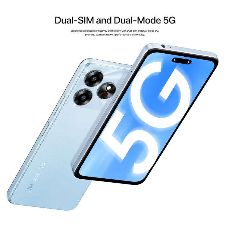 [HK Warehouse] UMIDIGI G6 5G, 6GB+128GB, Face ID Identification, 6.6 inch UMIDIGI OS Dimensity 6100+ 5G Octa Core, Network: 5G(Ice Blue) - UMIDIGI by UMIDIGI | Online Shopping UK | buy2fix