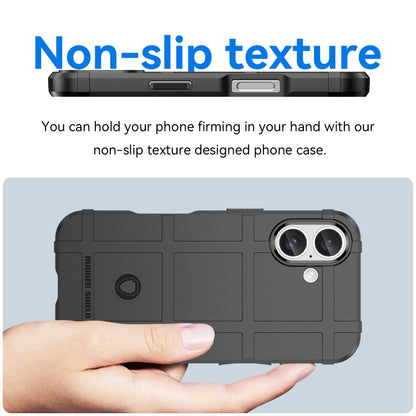 For iPhone 16 Full Coverage Shockproof TPU Phone Case(Black) - iPhone 16 Cases by buy2fix | Online Shopping UK | buy2fix