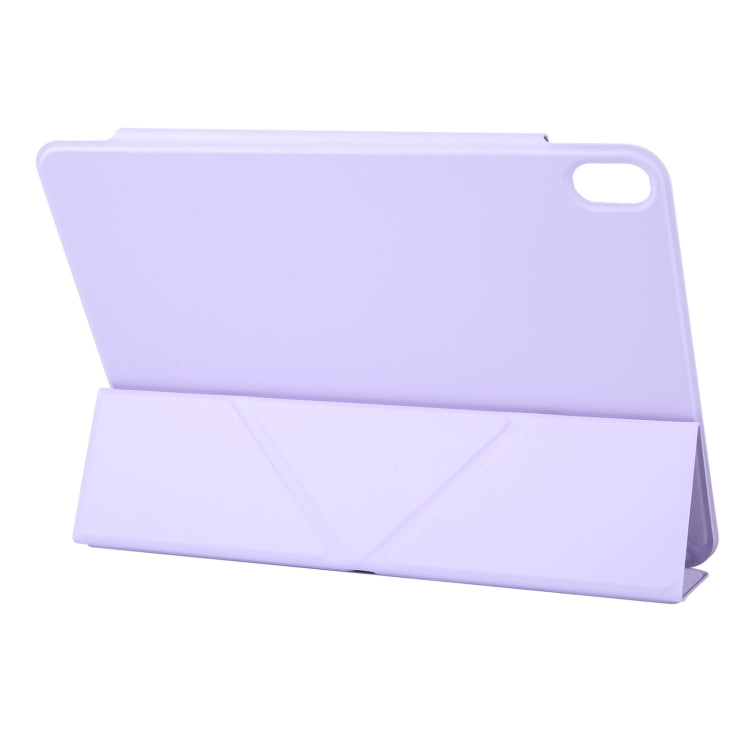 For iPad Air 13 2024 Y-Shape Double-sided Clip Magnetic Smart Tablet Case(Purple) - iPad Air 13 2024 Cases by buy2fix | Online Shopping UK | buy2fix