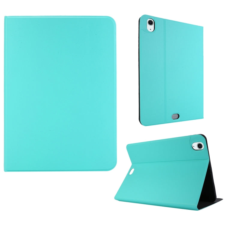 For iPad Air 11 2024 Stretch Voltage Plain Leather Smart Tablet Case(Green) - iPad Air 11 2024 Cases by buy2fix | Online Shopping UK | buy2fix