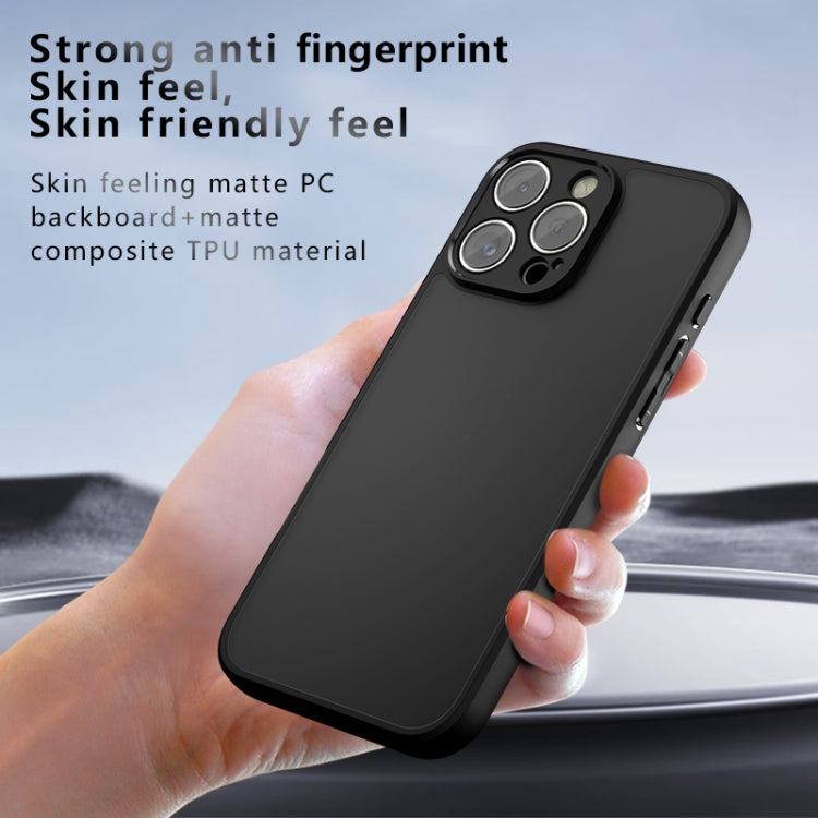 For iPhone 16 Pro Armor Precise Hole PC Hybrid TPU Phone Case(Transparent) - iPhone 16 Pro Cases by buy2fix | Online Shopping UK | buy2fix