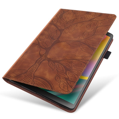 For iPad Pro 11 2024 Tree Life Series Embossed Smart Leather Tablet Case(Brown) - iPad Pro 11 2024 Cases by buy2fix | Online Shopping UK | buy2fix