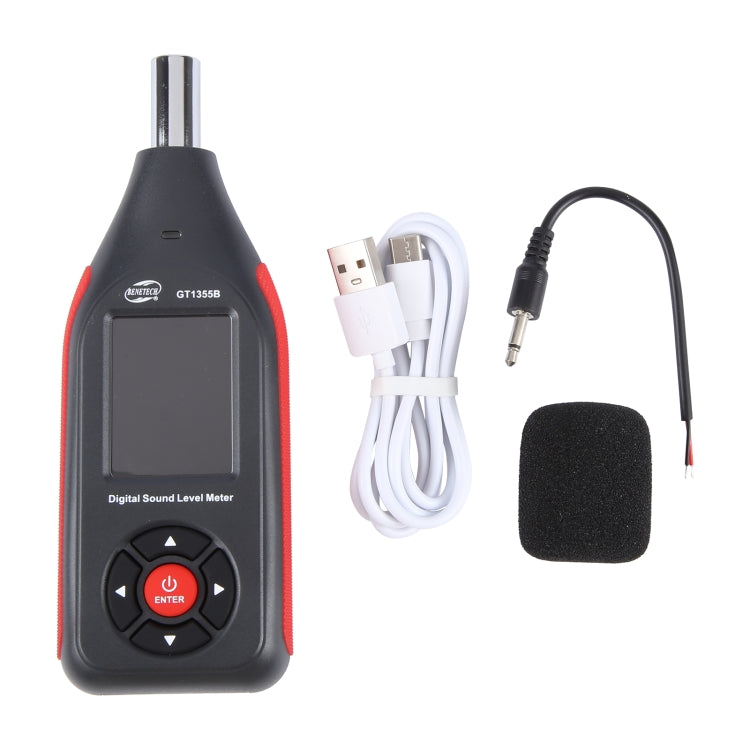 BENETECH GT1355B LCD Display Decibel Tester - Light & Sound Meter by BENETECH | Online Shopping UK | buy2fix