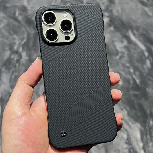 For iPhone 13 Pro Max Carbon Fiber Frameless Cooling Phone Case(Black) - iPhone 13 Pro Max Cases by buy2fix | Online Shopping UK | buy2fix