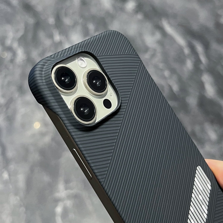 For iPhone 14 Pro Max Carbon Fiber Frameless Cooling Phone Case(Black) - iPhone 14 Pro Max Cases by buy2fix | Online Shopping UK | buy2fix