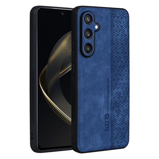 For Samsung Galaxy S24 FE 5G AZNS 3D Embossed Skin Feel Phone Case(Sapphire Blue) - Galaxy S24 FE 5G Cases by AZNS | Online Shopping UK | buy2fix