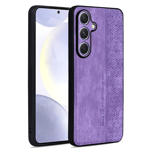 For Samsung Galaxy S25 5G AZNS 3D Embossed Skin Feel Phone Case(Purple) - Galaxy S25 5G Cases by AZNS | Online Shopping UK | buy2fix