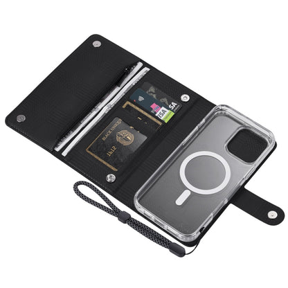 For iPhone 15 Pro ViLi GHB-C Series RFID MagSafe Magnetic Flip Leather Phone Case(Black) - iPhone 15 Pro Cases by ViLi | Online Shopping UK | buy2fix