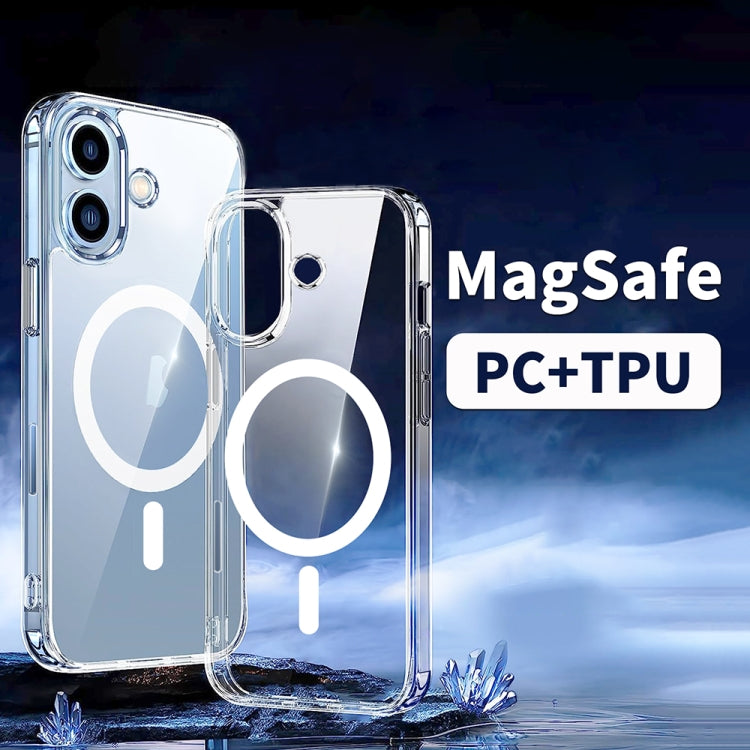 For iPhone 13 Pro ViLi MAG-C Series MagSafe Magnetic PC + TPU Phone Case(Transparent) - iPhone 13 Pro Cases by ViLi | Online Shopping UK | buy2fix