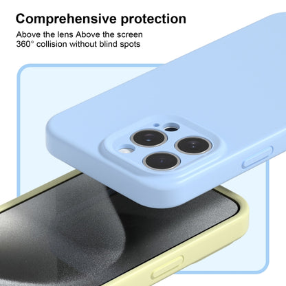 For iPhone 16 Plus Precise Hole Liquid Silicone Jelly Color Full Coverage Phone Case(Midnight Blue) - iPhone 16 Plus Cases by buy2fix | Online Shopping UK | buy2fix