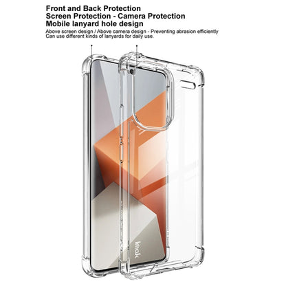 For Redmi Note 13 Pro+ 5G IMAK Space Shield PC + TPU Airbag Shockproof Phone Case(Transparent) - Xiaomi Cases by imak | Online Shopping UK | buy2fix