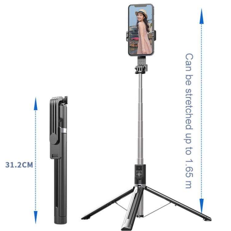 P89E Multi-function Live Broadcast Stand Mobile Phone Bluetooth Selfie Stick, 1.65m - Selfie Sticks by buy2fix | Online Shopping UK | buy2fix