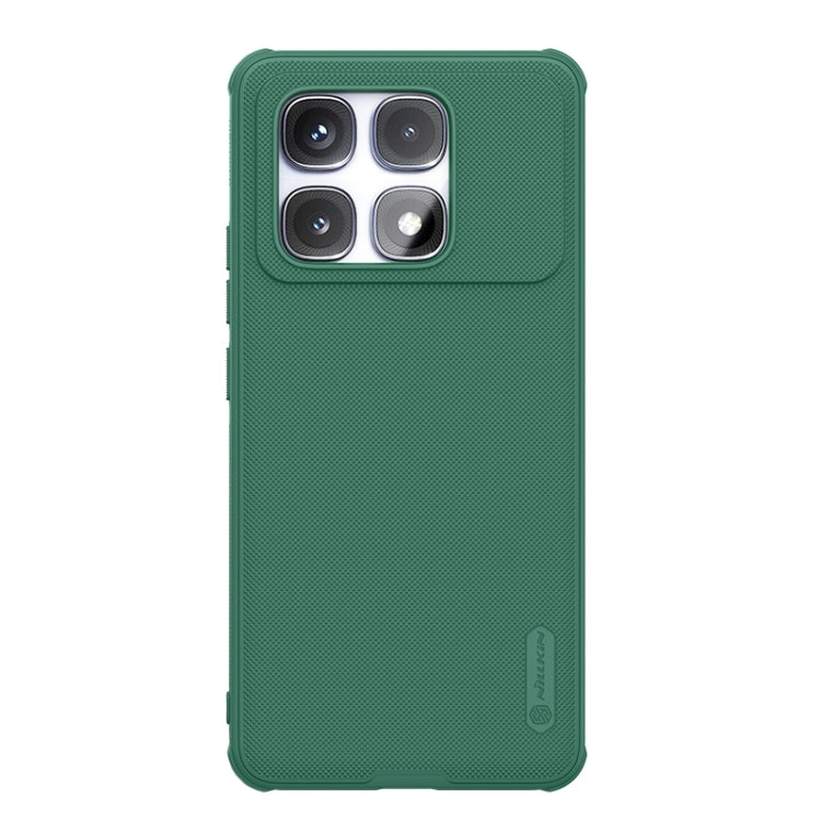 For Redmi K70 Ultra NILLKIN Frosted Shield Pro PC + TPU Phone Case(Green) - Xiaomi Cases by NILLKIN | Online Shopping UK | buy2fix