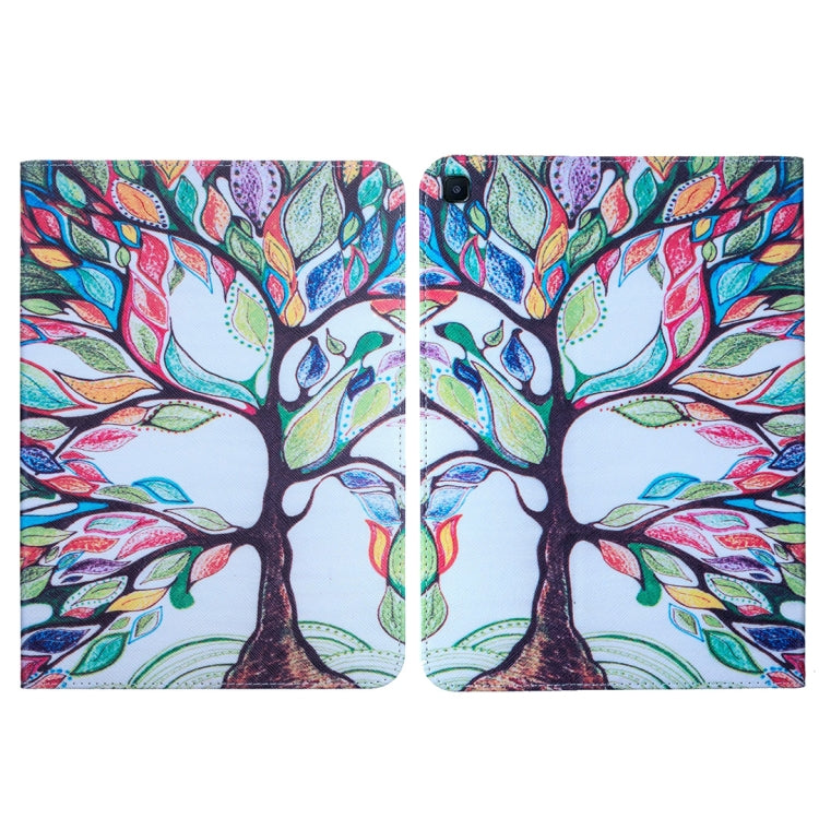 For Samsung Galaxy Tab S6 Lite 2024 Colored Drawing Leather Tablet Case(Life Tree) - Other Galaxy Tab PC by buy2fix | Online Shopping UK | buy2fix