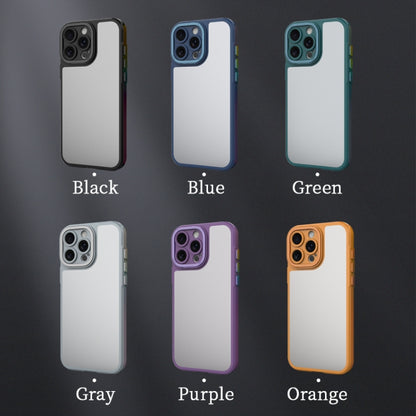 For iPhone 16 Pro Bodyguard Micro Matte PC Hybrid TPU Phone Case(Purple) - iPhone 16 Pro Cases by buy2fix | Online Shopping UK | buy2fix