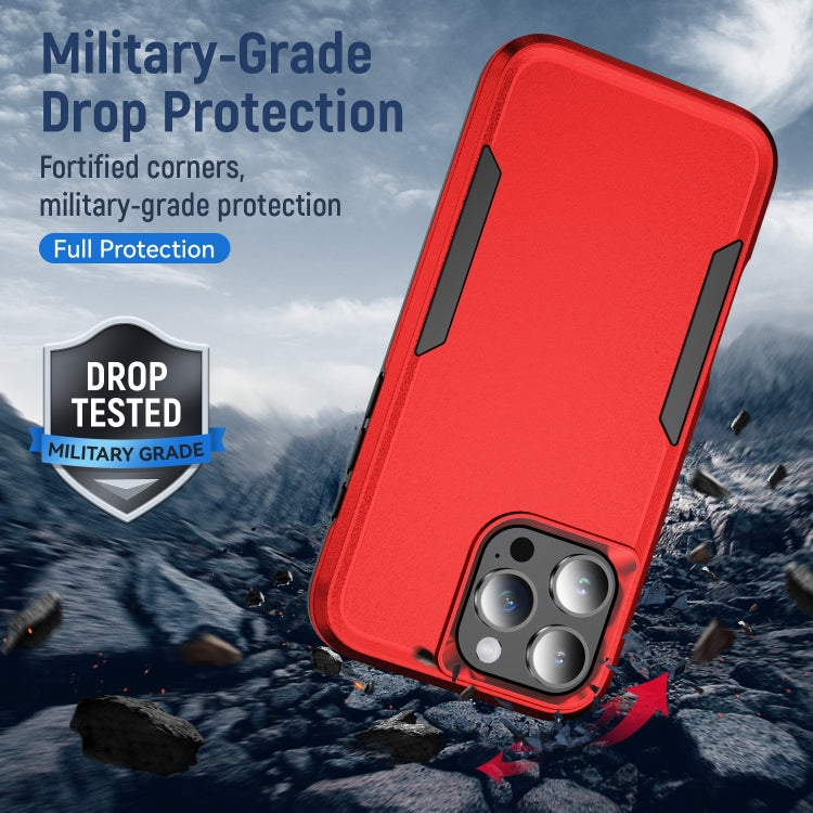 For iPhone 16 Pro Max Pioneer Armor Heavy Duty PC + TPU Phone Case(Red+Black) - iPhone 16 Pro Max Cases by buy2fix | Online Shopping UK | buy2fix