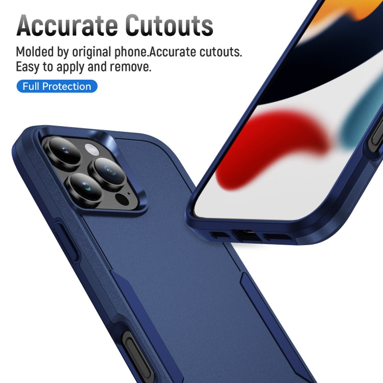 For iPhone 16 Pro Pioneer Armor Heavy Duty PC + TPU Phone Case(Blue) - iPhone 16 Pro Cases by buy2fix | Online Shopping UK | buy2fix