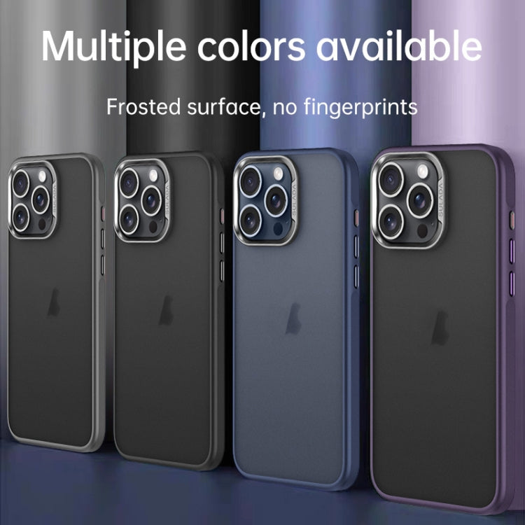 For iPhone 15 Pro Max SULADA Skin Feel Matte Shockproof Phone Case(Purple) - iPhone 15 Pro Max Cases by SULADA | Online Shopping UK | buy2fix