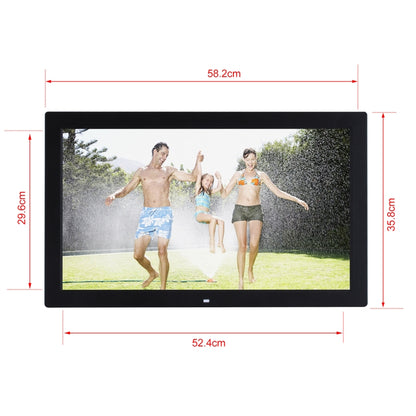 23.6 inch LED Screen Digital Photo Frame, Plug Type:EU Plug(Black) - 15 inch Above by buy2fix | Online Shopping UK | buy2fix