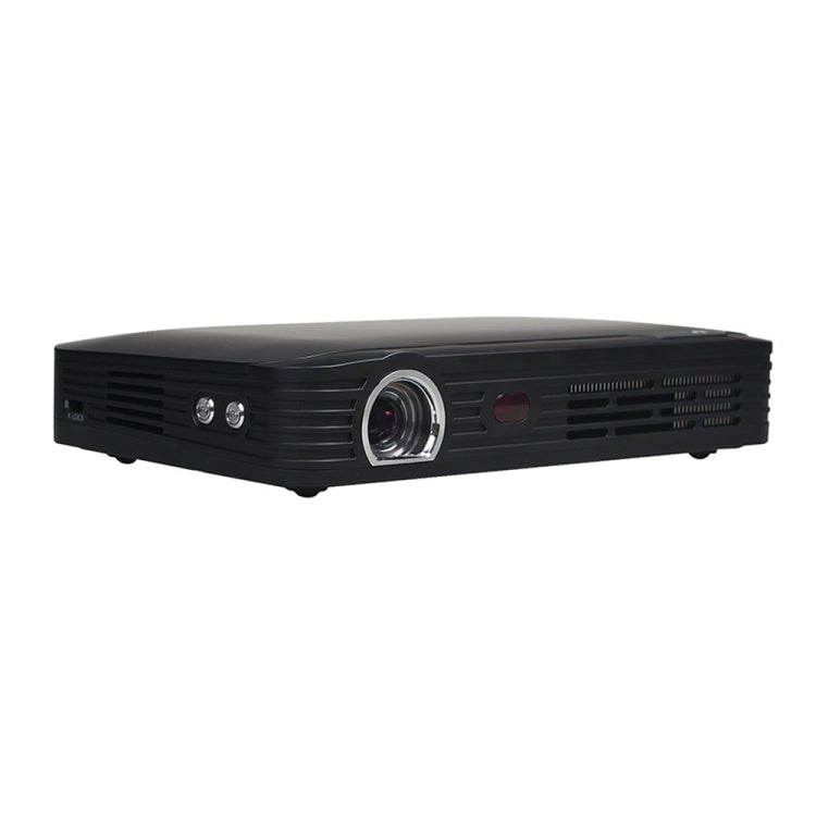 WOWOTO T9 1280 x 800 RGB LED Portable Projector Android 6.0 2GB+16GB, Plug Type:UK Plug(Black) - LED Projector by WOWOTO | Online Shopping UK | buy2fix