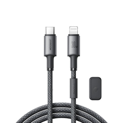 JOYROOM S-A50 3A 480Mbps Fast Charging Data Cable, Type-C to 8 Pin Cable, Length: 1.2m(Dark Gray) - Multifunction Cable by JOYROOM | Online Shopping UK | buy2fix