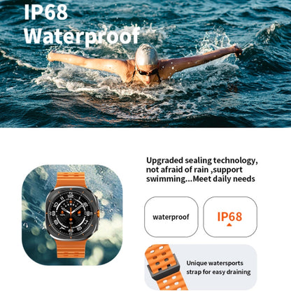 W7 1.43 inch IP68 Waterproof Smart Watch, Support Sedentary Reminder / Sleep Monitoring(White) - Smart Watches by buy2fix | Online Shopping UK | buy2fix