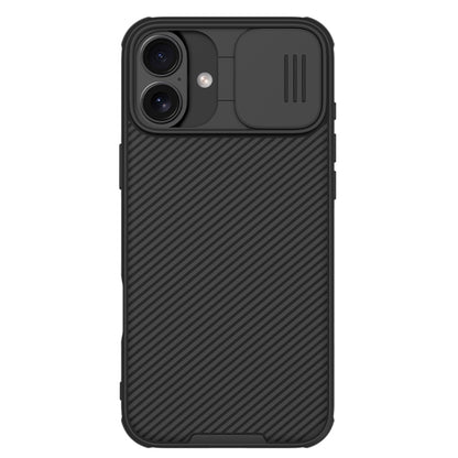 For iPhone 16 Plus NILLKIN CamShield Pro Magnetic PC Phone Case(Black) - iPhone 16 Plus Cases by NILLKIN | Online Shopping UK | buy2fix