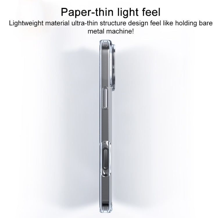 For iPhone 16 Pro Max TGVIS LEN Series MagSafe Magnetic Phone Case(Transparent) - iPhone 16 Pro Max Cases by TGVIS | Online Shopping UK | buy2fix