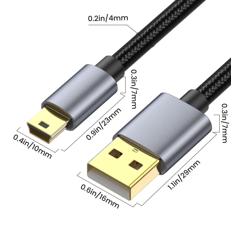 For Garmin GPS Receiver High Speed USB2.0 Version Mini 5 Pin Cable, Length:5m - USB Cable by buy2fix | Online Shopping UK | buy2fix