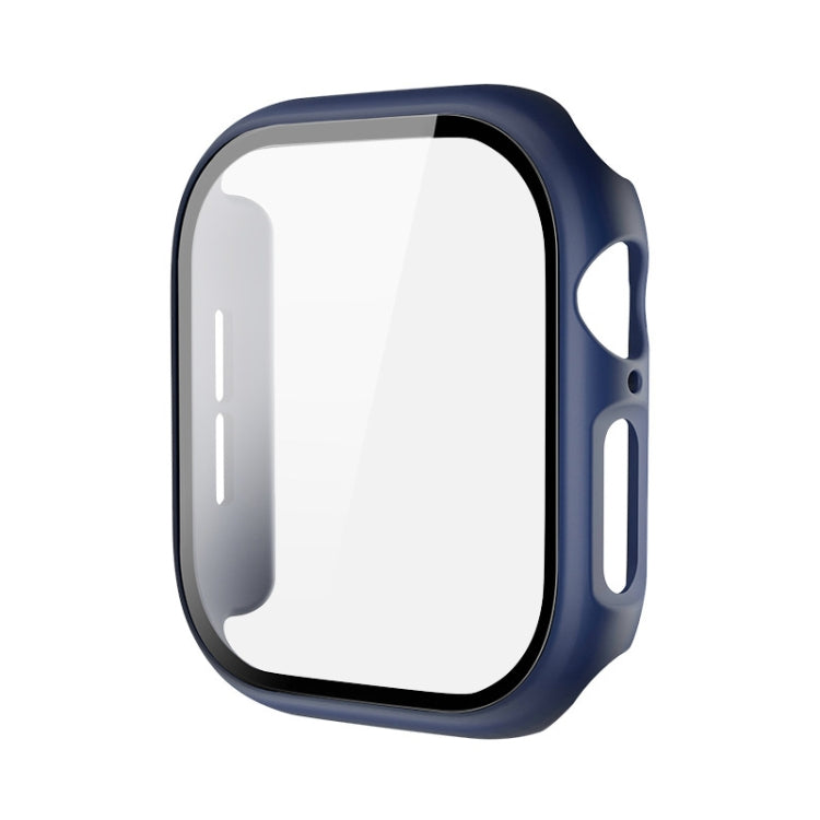 For Apple Watch Series 10 46mm imak Integrated Watch Case with Film(Blue) - Watch Cases by imak | Online Shopping UK | buy2fix