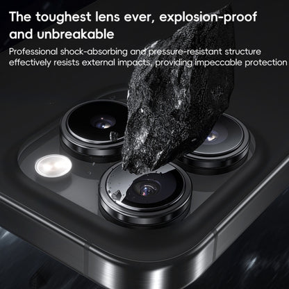 For iPhone 16 Pro Benks King Kong Series Corning Single Metal Lens Protective Film(Black) - iPhone 16 Pro Tempered Glass by Benks | Online Shopping UK | buy2fix