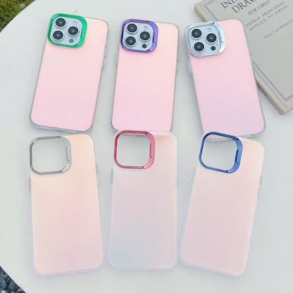 For iPhone 16 Pro Color Plating Discoloration PC Phone Case(Purple) - iPhone 16 Pro Cases by buy2fix | Online Shopping UK | buy2fix