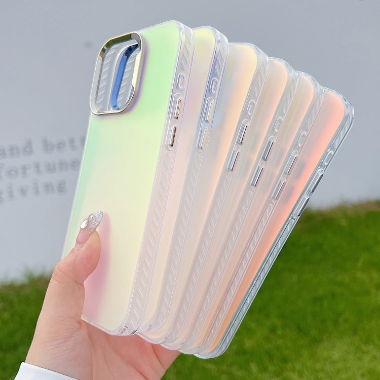 For iPhone 16 Plus Color Plating Discoloration PC Phone Case(Blue) - iPhone 16 Plus Cases by buy2fix | Online Shopping UK | buy2fix