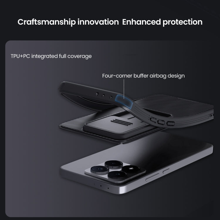 For Xiaomi 14T Pro NILLKIN CamShield Pro PC Phone Case(Black) - 14T Pro Cases by NILLKIN | Online Shopping UK | buy2fix