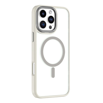 For iPhone 16 Pro Mutural Skin Feel Series Frosted MagSafe Magnetic Phone Case(Grey) - iPhone 16 Pro Cases by Mutural | Online Shopping UK | buy2fix