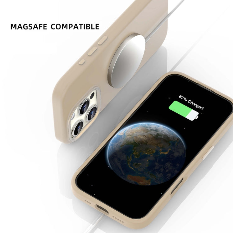 For iPhone 16 Pro Max Mutural Karen Series Liquid Silicone MagSafe Magnetic Phone Case(Black) - iPhone 16 Pro Max Cases by Mutural | Online Shopping UK | buy2fix