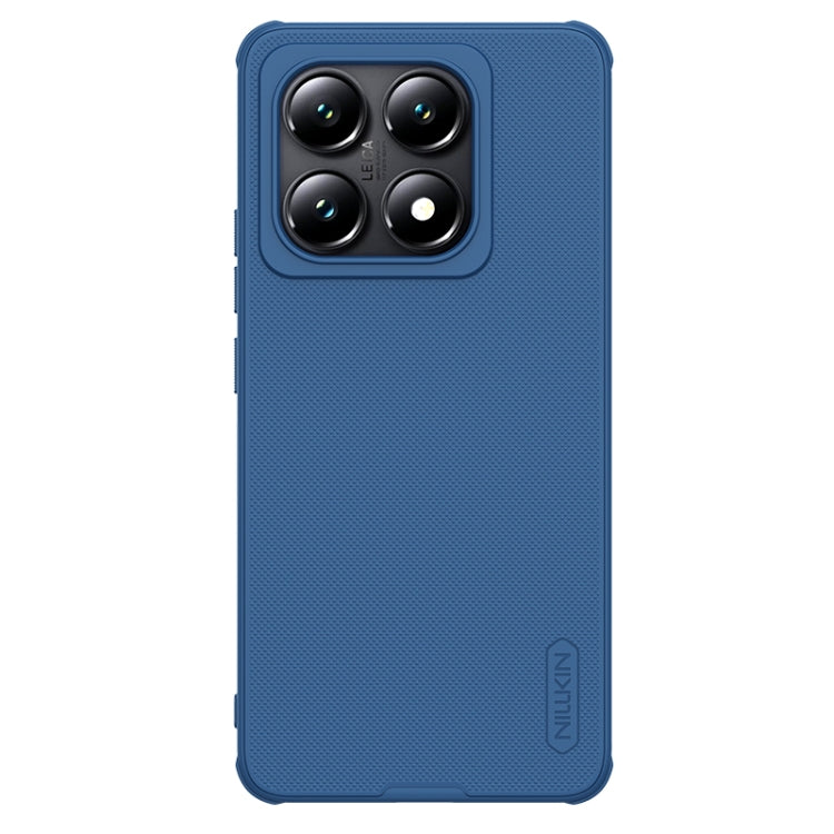 For Xiaomi 14T Pro NILLKIN Frosted Shield Pro PC + TPU Phone Case(Blue) - 14T Pro Cases by NILLKIN | Online Shopping UK | buy2fix