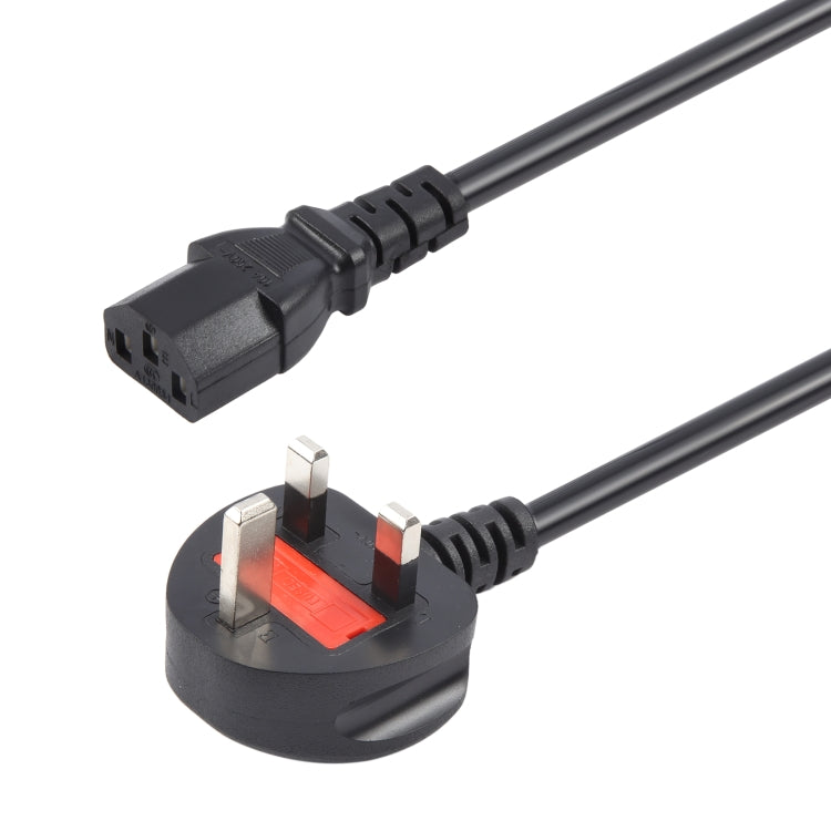 Big UK Plug Computer PC Power Cord 3 Pin Cable, Length:3m(Black) - Power Cord by buy2fix | Online Shopping UK | buy2fix