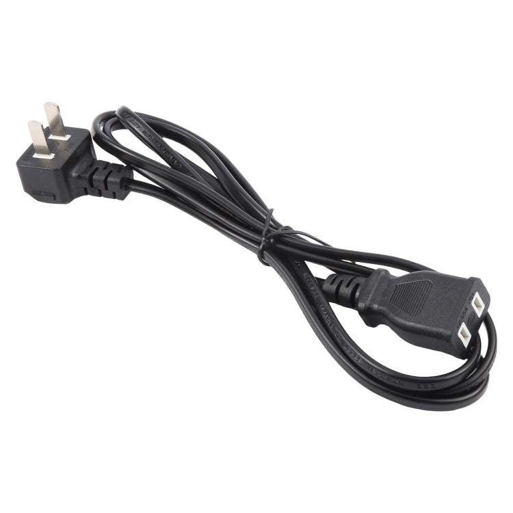 US Plug Computer PC Power 2 Pin Extension Cord, Length:1.5m(Black) - Power Cord by buy2fix | Online Shopping UK | buy2fix