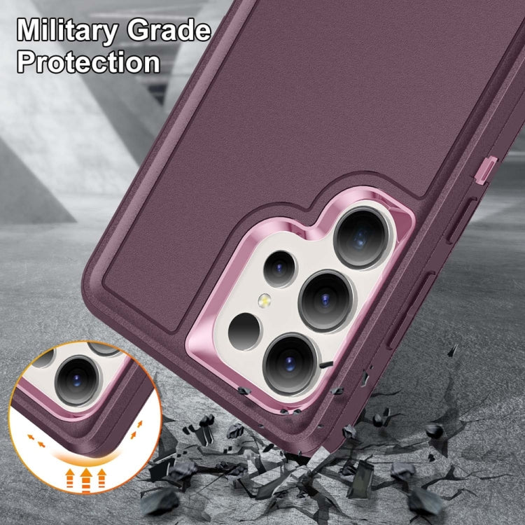 For Samsung Galaxy S25 Ultra 5G Life Waterproof Rugged Phone Case(Purple + Pink) - Galaxy S25 Ultra 5G Cases by buy2fix | Online Shopping UK | buy2fix