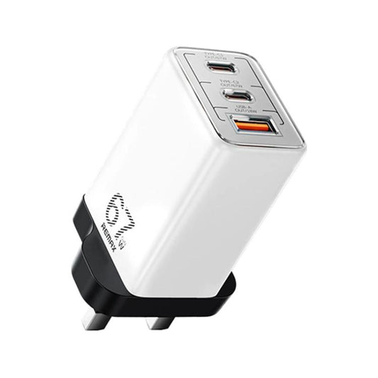 REMAX  RP-U159PRO Figen Series 67W Dual Type-C USB GaN Laptop Charger, Plug:UK Plug(White) - USB Charger by REMAX | Online Shopping UK | buy2fix