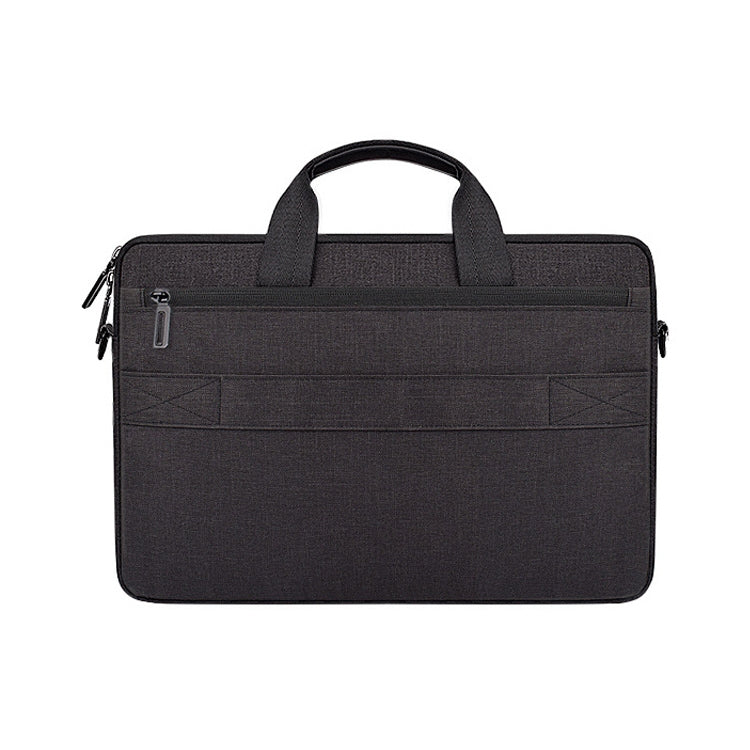 ST08 Handheld Briefcase Carrying Storage Bag with Shoulder Strap for 15.4 inch Laptop(Black) - 15 inch by buy2fix | Online Shopping UK | buy2fix