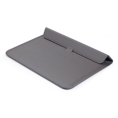 PU Leather Ultra-thin Envelope Bag Laptop Bag for MacBook Air / Pro 11 inch, with Stand Function(Space Gray) - Protective Bags by buy2fix | Online Shopping UK | buy2fix